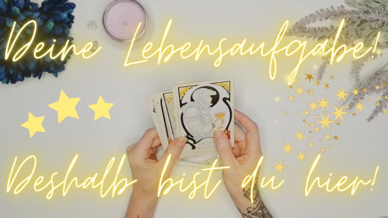 🔮⚡️ DEINE Lebensaufgabe, DEINE Berufung! 🔮⚡️ Deshalb bist du hier! ✨ Tarot Orakel Karten Legung