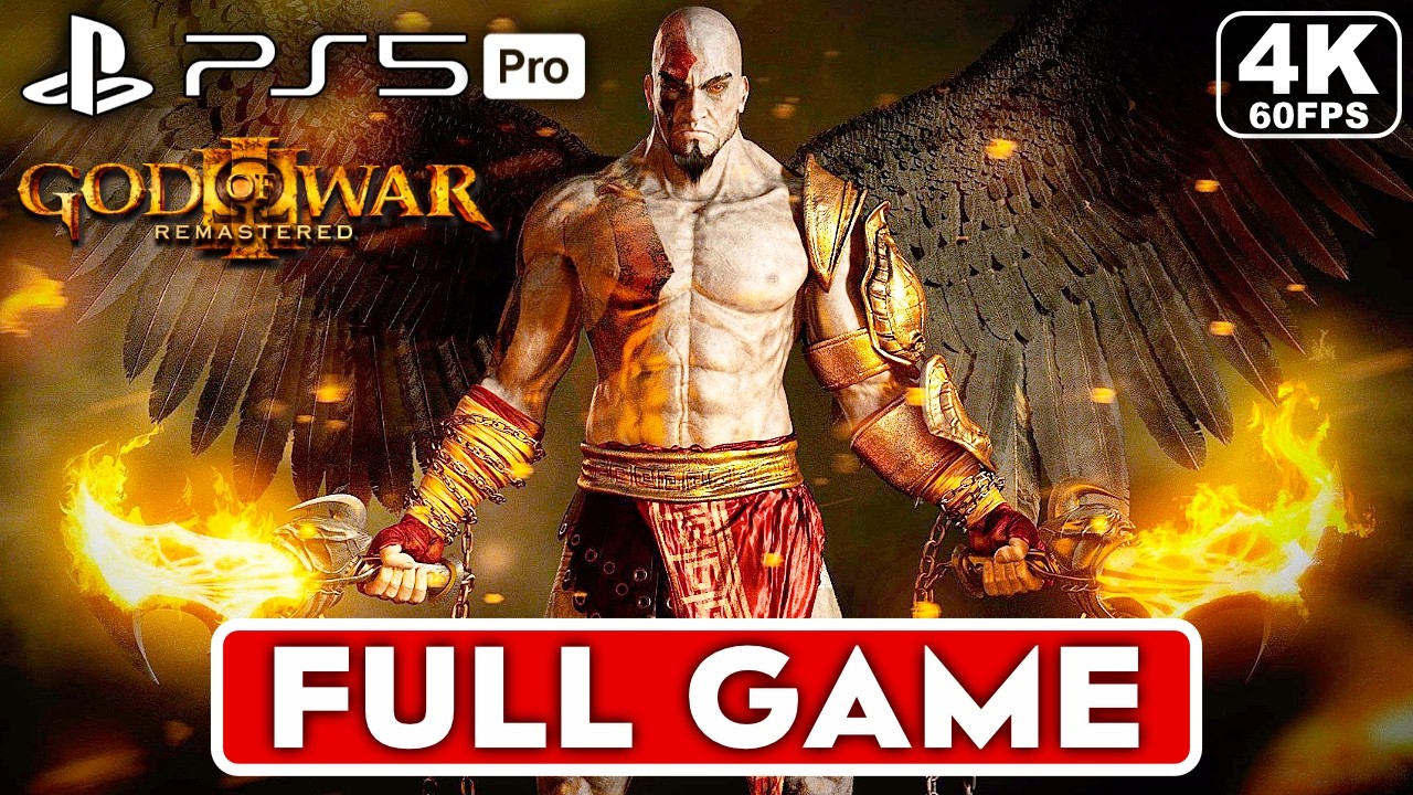 GOD OF WAR 3 REMASTERED Gameplay Walkthrough FULL GAME [4K 60FPS PS5 PRO] - No Commentary