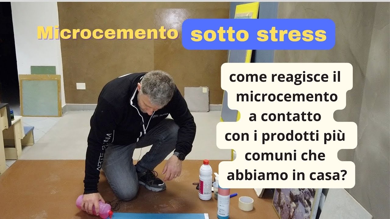 I pavimenti in resina o microcemento, resistono a contatto con i detersivi?