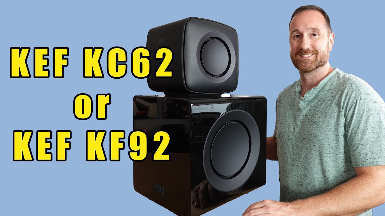 KEF KC62 против KF92. Сравнение компактных сабвуферов.