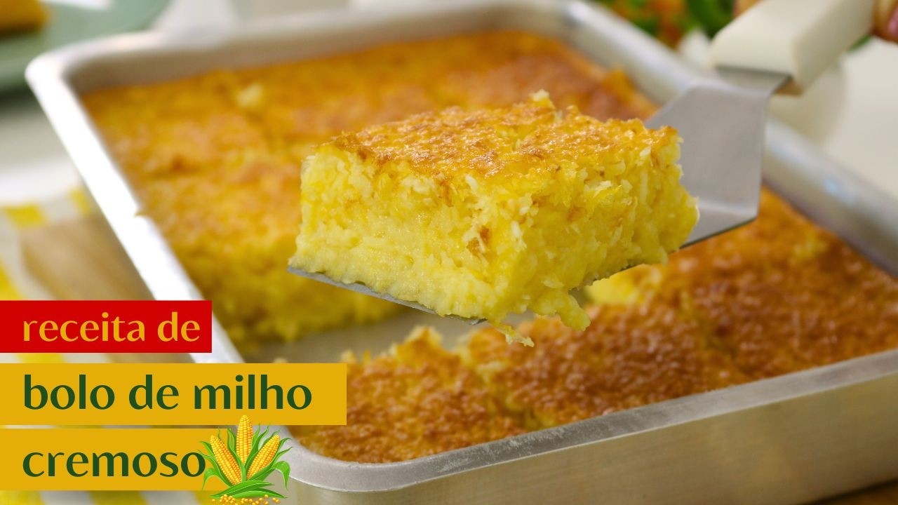 BOLO DE MILHO CREMOSO de LIQUIDIFICADOR - TEXTURA INCRÍVEL - MUITO FÁCIL E SIMPLES - Dika da Naka