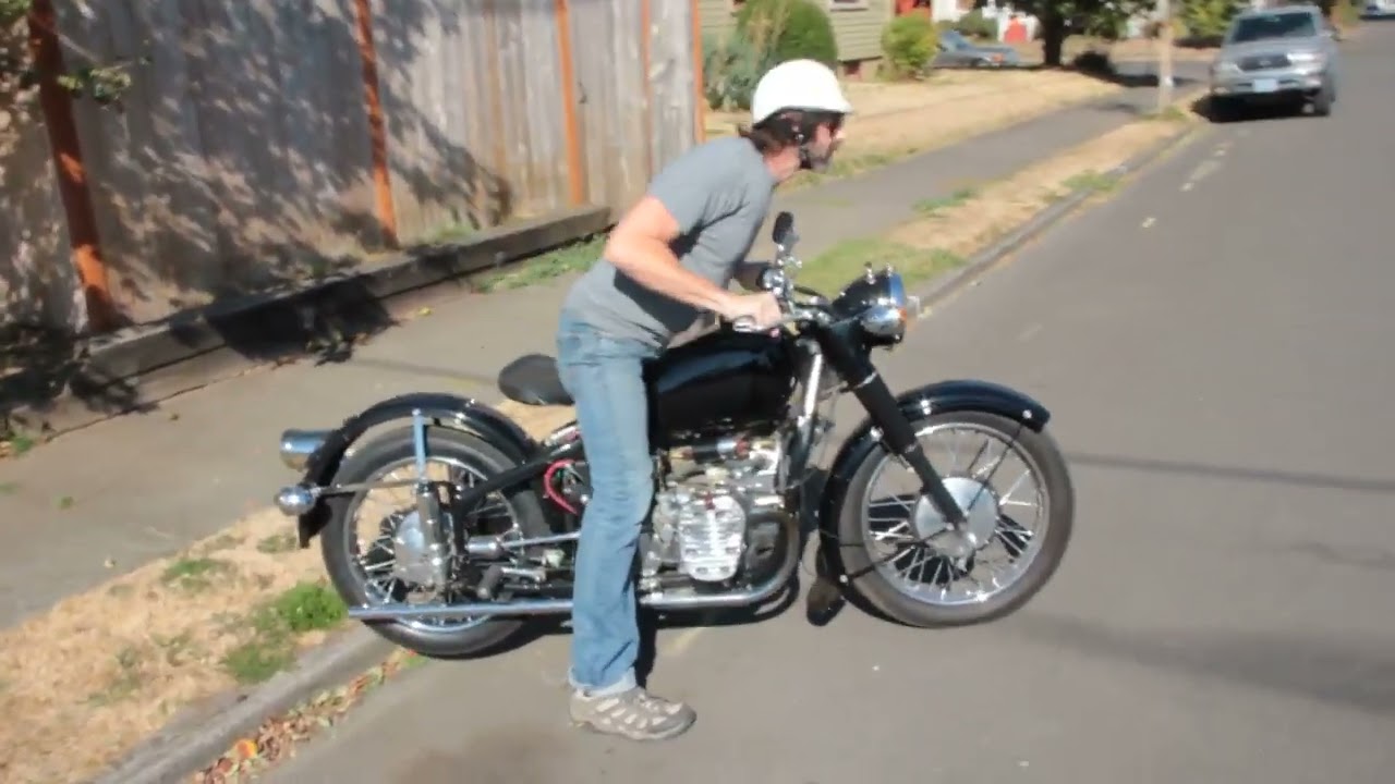 1965 Chang Jiang CJ 750 M1 Motorcycle   Cold Start