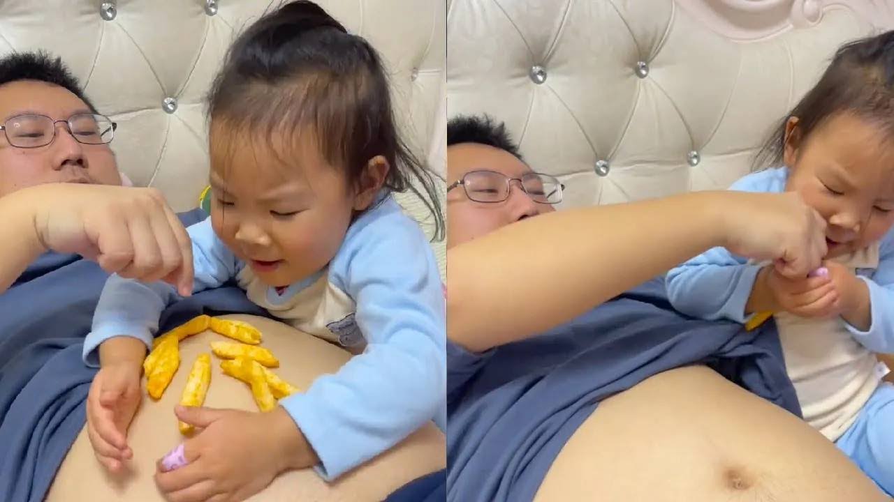 Not a single one for dad to eat #DadBaby #MenTakingCareofKidsSeries #DadTakingCareofKidsSeries
