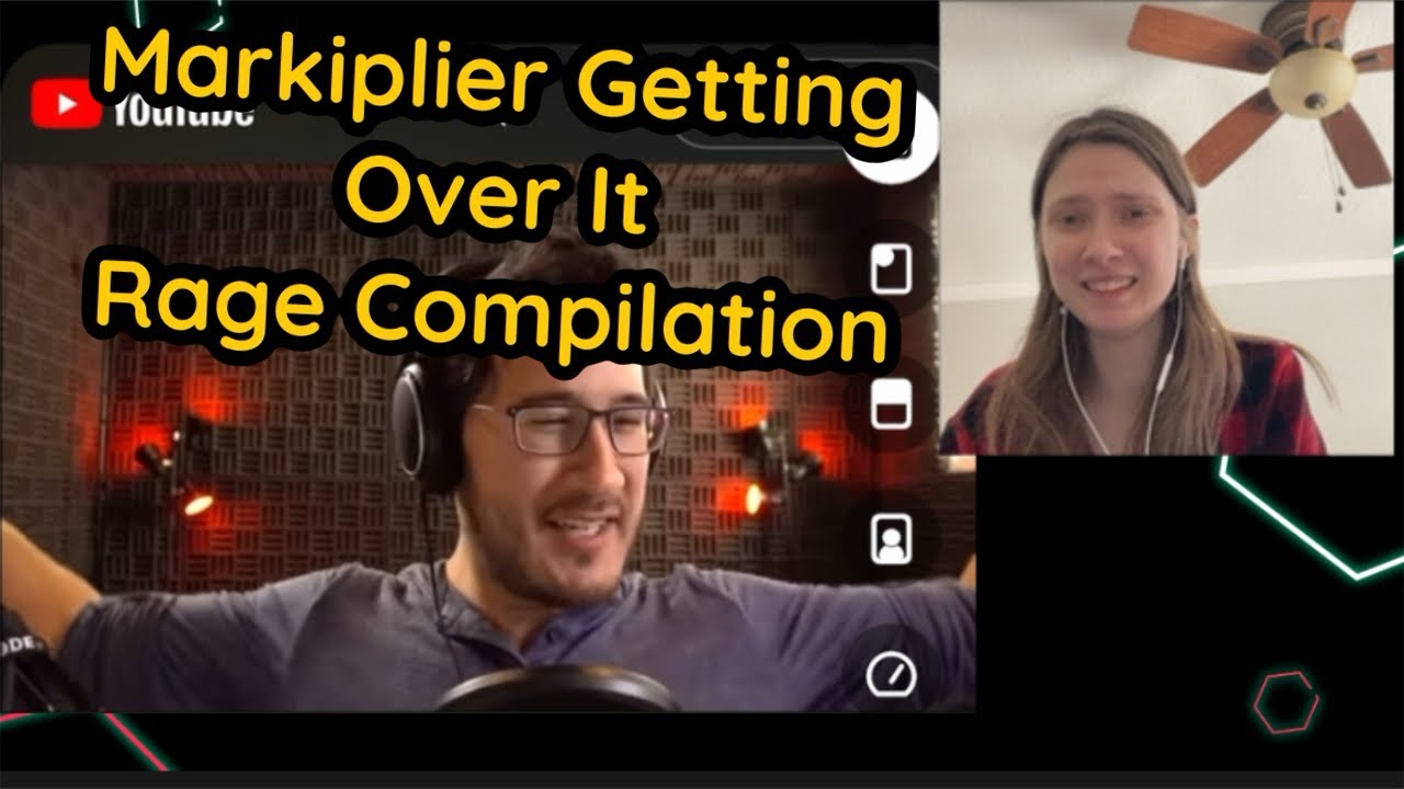Markiplier Getting Over It Rage Compilation REACTION