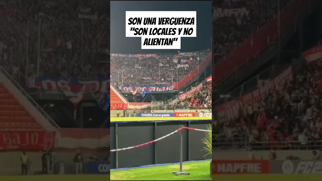 La hinchada de la U de Chile le dedica un c&aacute;ntico a la de estudiantes #udechile #estudiantes