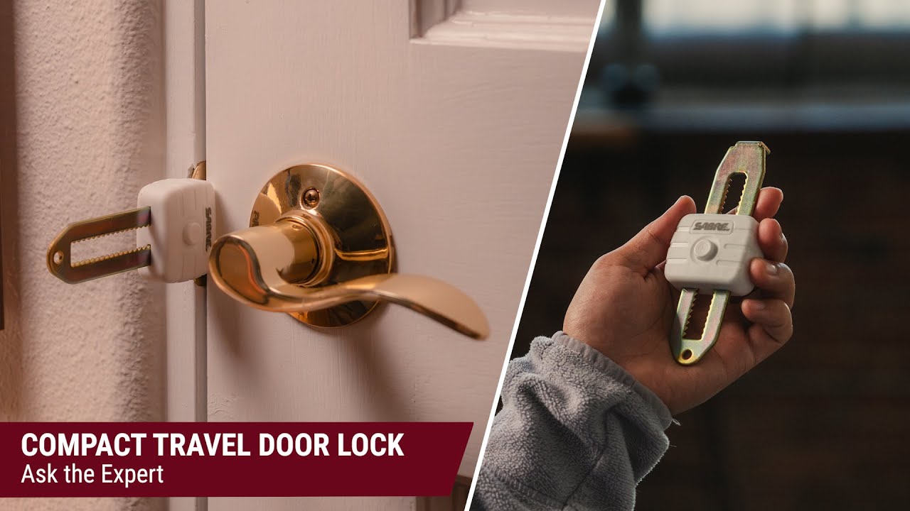 Compact Travel Door Lock for Hotel, Airbnb & Dorm Safety | Portable Door Security