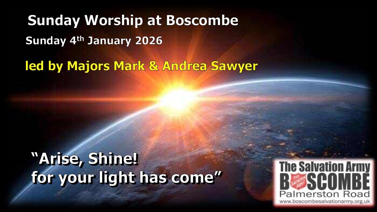Worship at Boscombe - Sunday 4th January 2026