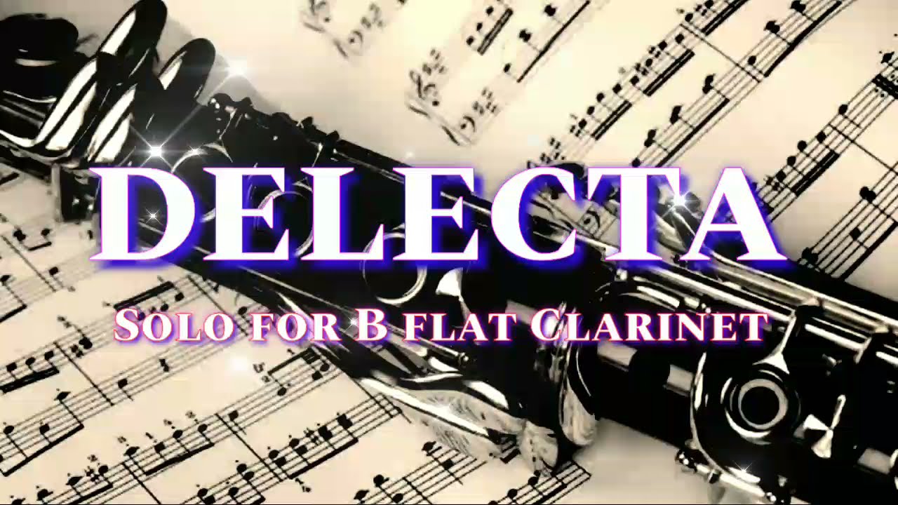 DELECTA solo for B flat Clarinet backing track