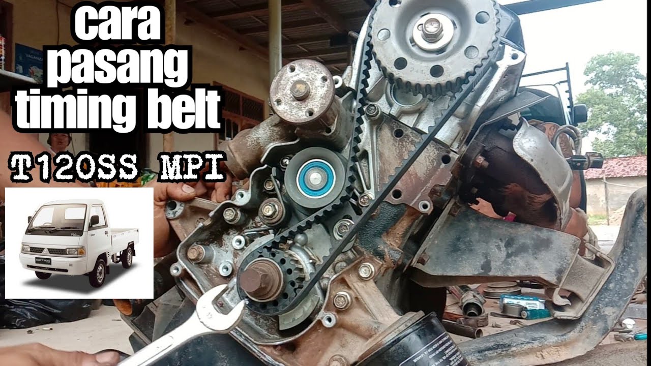 Tutorial cara pasang timing belt T120SS Injeksi