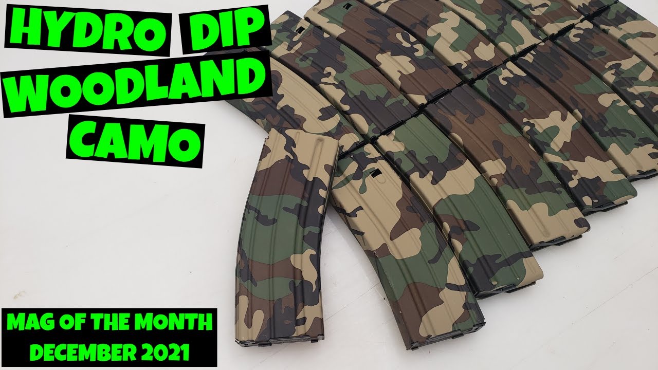 M81 Woodland Army Camo Hydro Dip