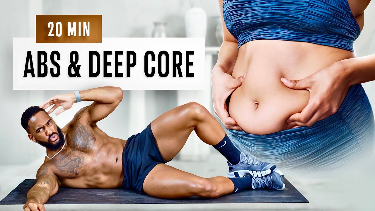20 Min ABS & DEEP CORE Workout (No Equipment + No Repeats)