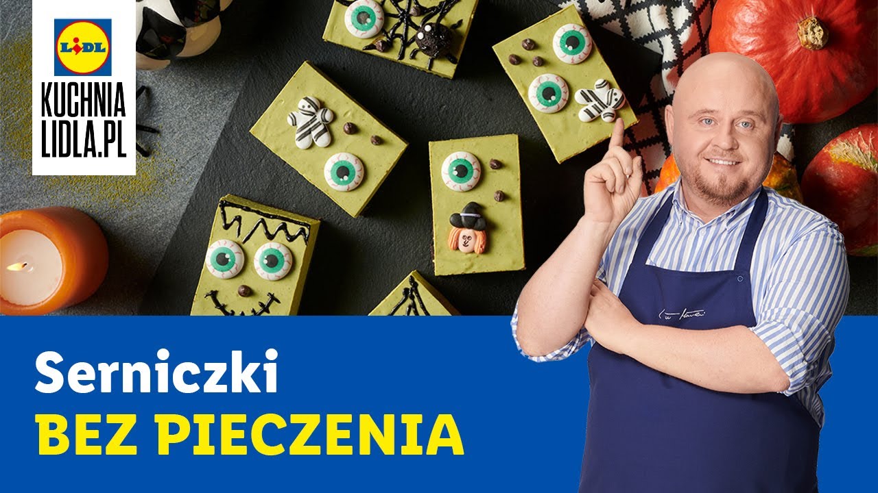 Halloweenowe serniczki z matchą i pistacjami 👻 | Paweł Małecki & Kuchnia Lidla