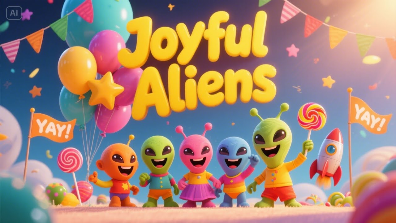 Alien’s Friendly Dance 👽💃 | Fun Kids Song & Nursery Rhyme for Toddlers