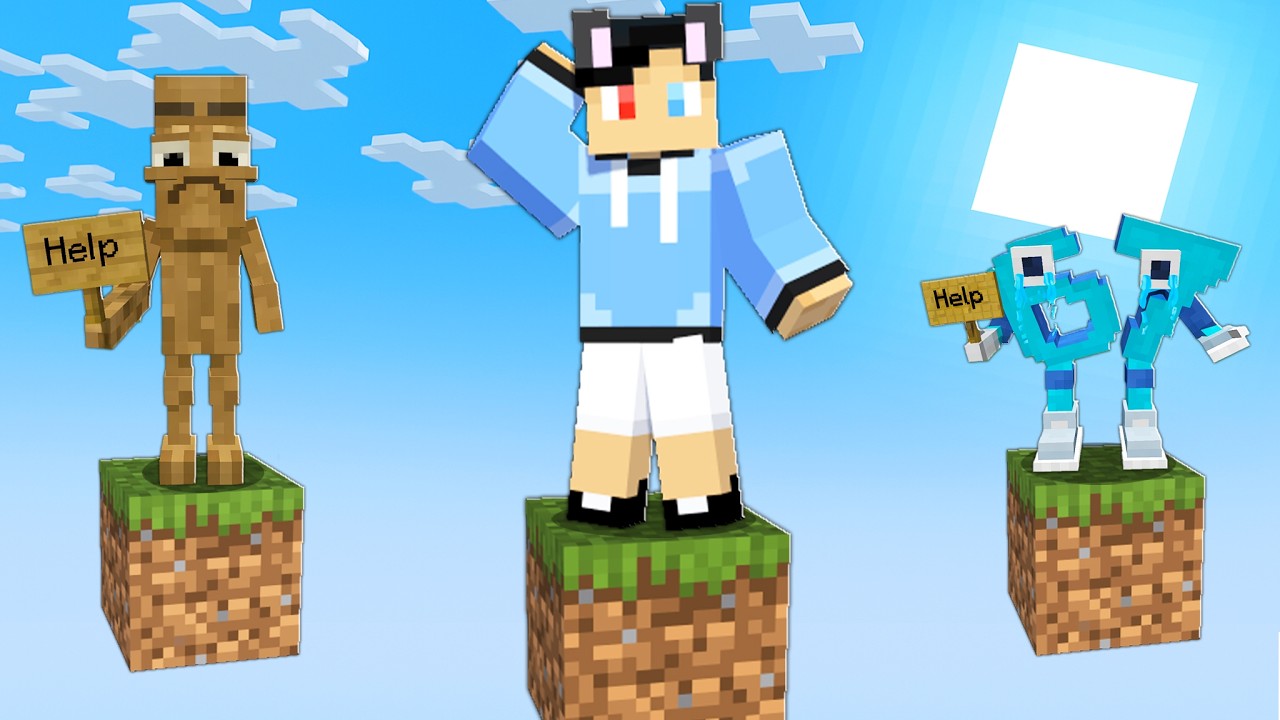 Saving Brainrots On OneBlock in Minecraft