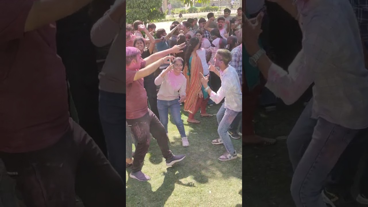 #igu #holi #fest , Holi celebration at IGU Meerpur Rewari. #celebration #dance #enjoyment #fun #like