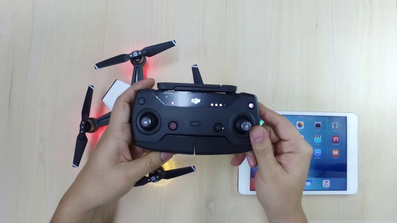 Cómo conectar el DJI Spark con el RC