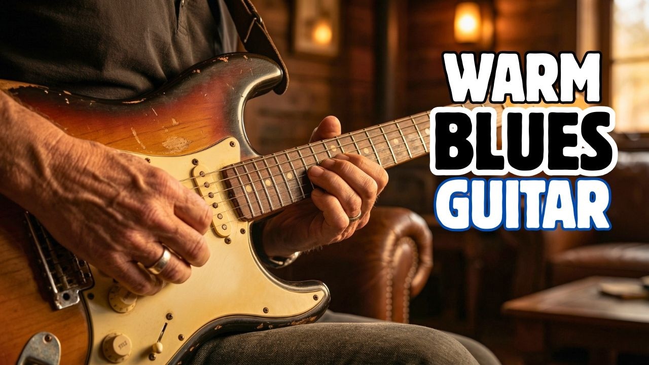 Warm Vintage Blues Guitar for Relaxing Evening Atmosphere | Deep Tone Blues