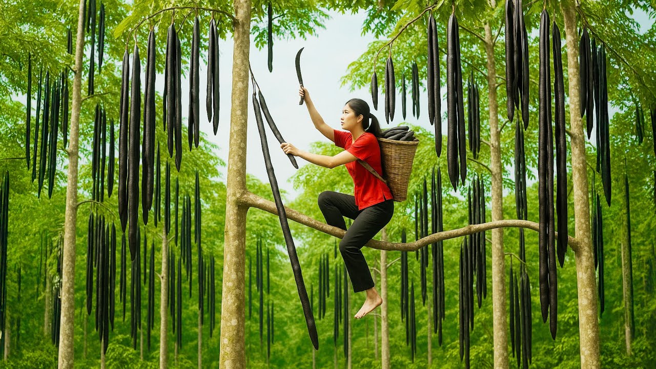 Woman Harvesting Lots of Longest Eel Fruit Goes To Market Sell | Farm Care | Luyến Harvest Life