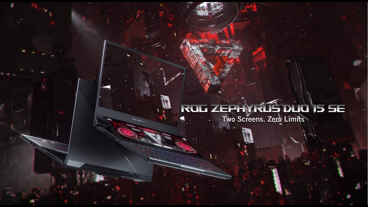 ROG Zephyrus Duo 15 SE GX551 - TWO SCREENS. ZERO LIMITS.