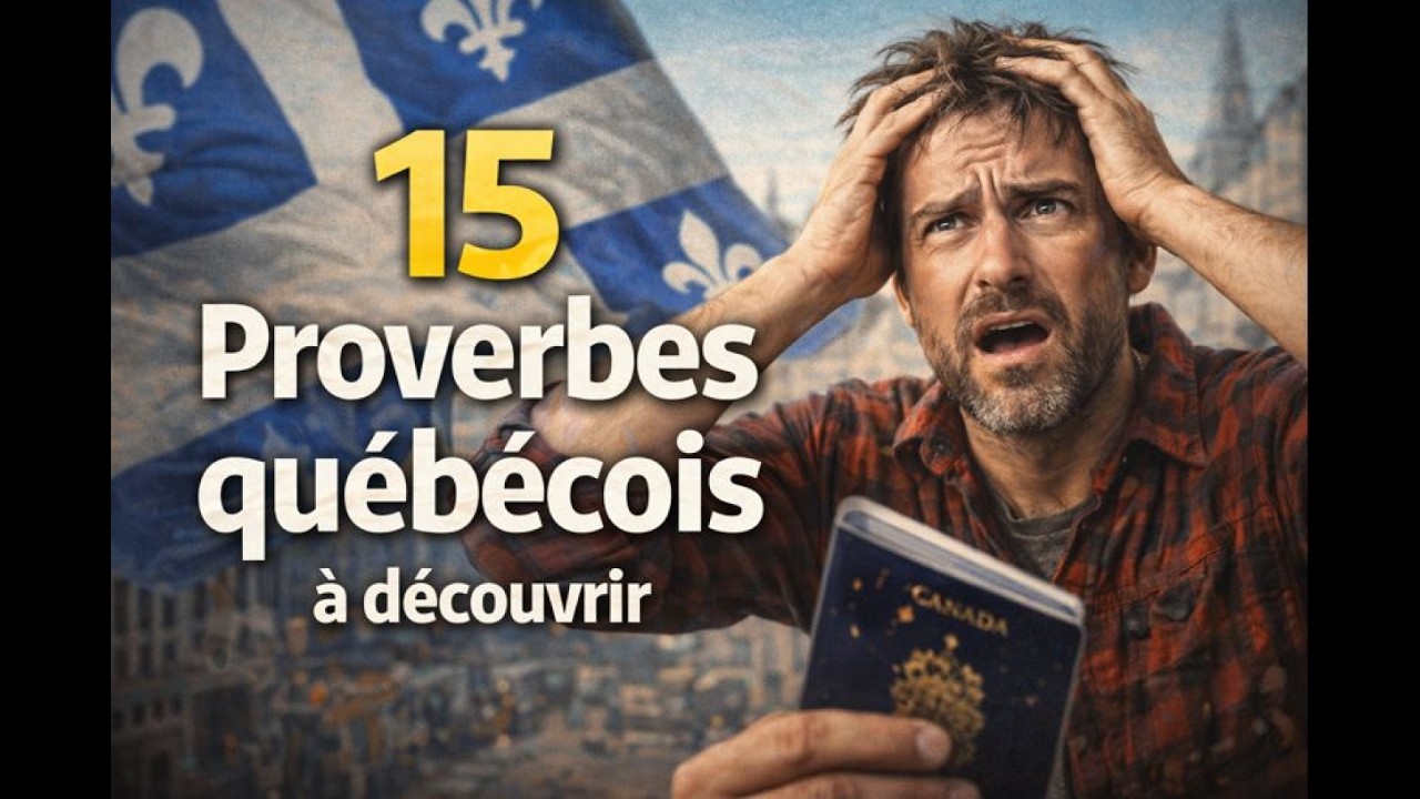 Les proverbes québécois les plus marrants et leur vrai sens en France