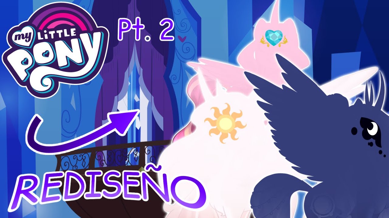 REDISEÑANDO a las PRINCESAS | My Little Pony 🦄 | Speedpaint