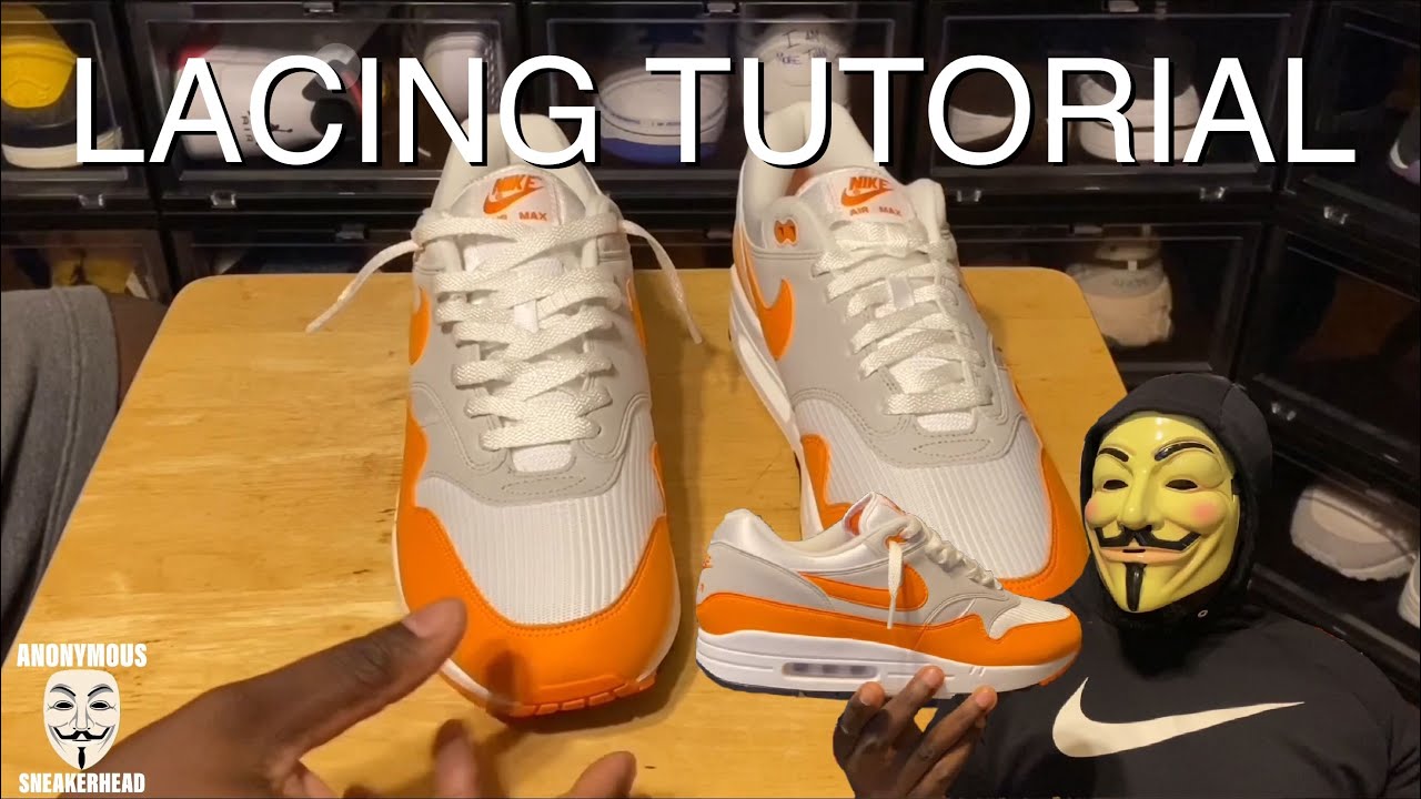 How to Lace Your Air Max 1 | Lacing Tutorial