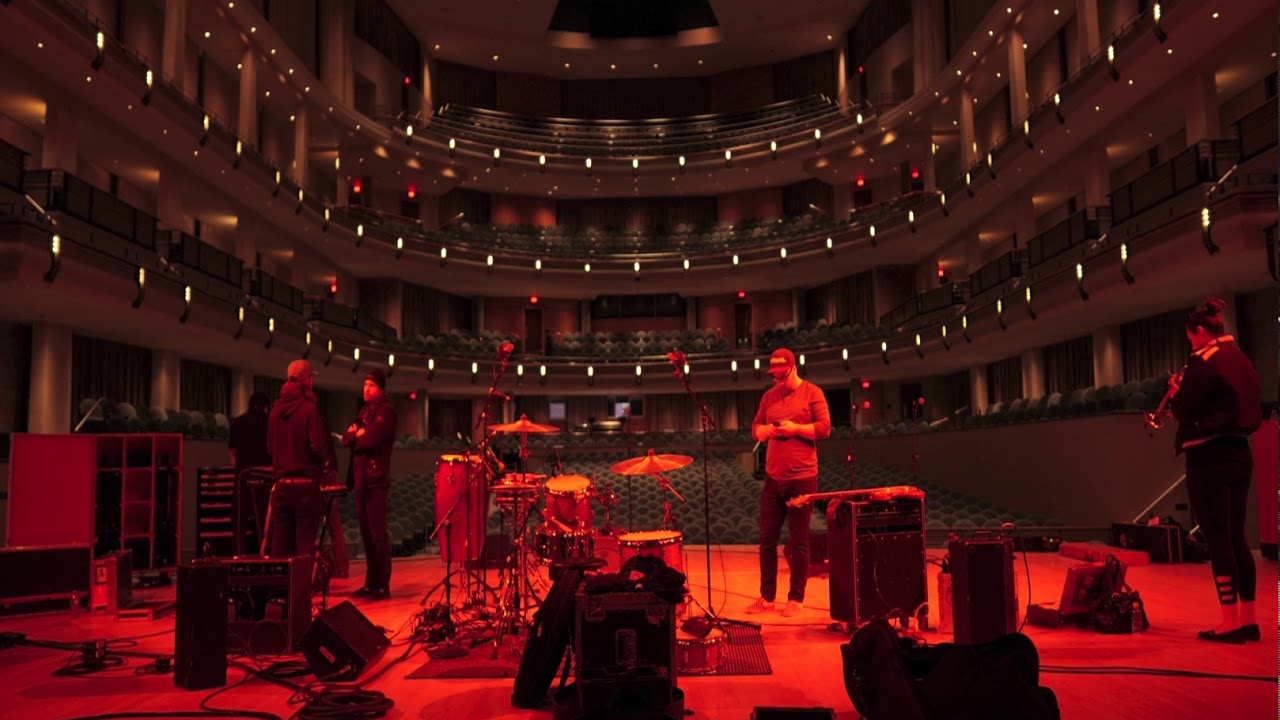 The Wet Secrets timelapse set-up at The Winspear Centre!