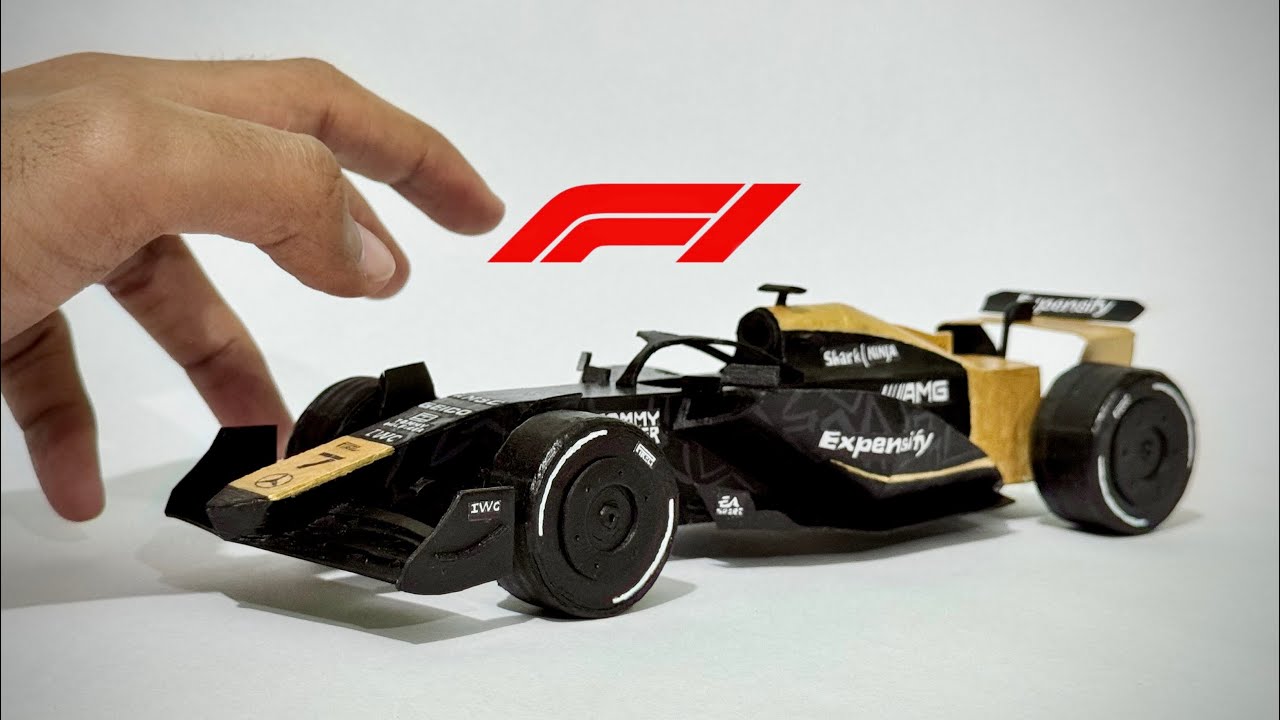 DIY F1 - Making hyper realistic Formula One car using paper