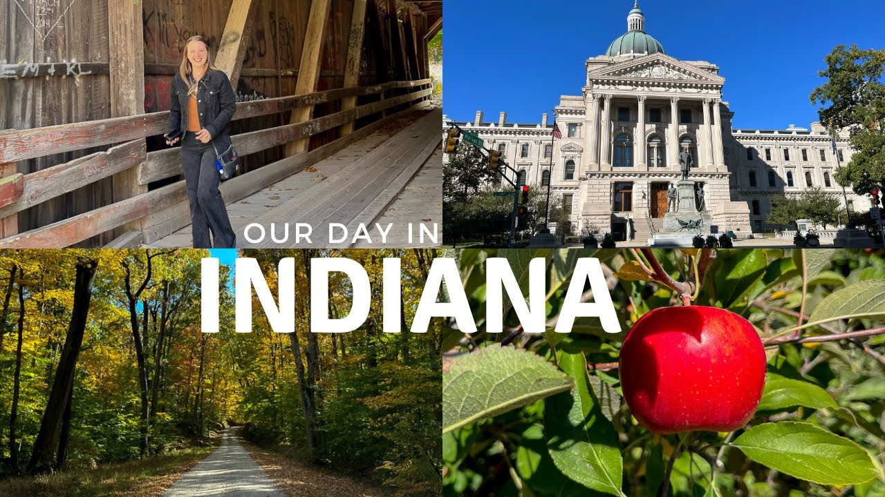 Indiana: Downtown Indianapolis, Apple Orchard, Nashville, IN | Travel Vlog