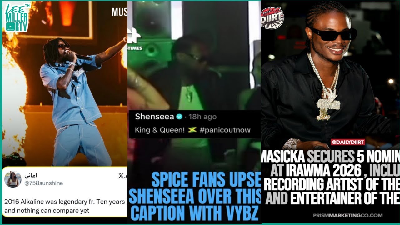 ALKALINE Still The Man! ● Shenseea Upset Fans😱● Masicka Skill YF🤣