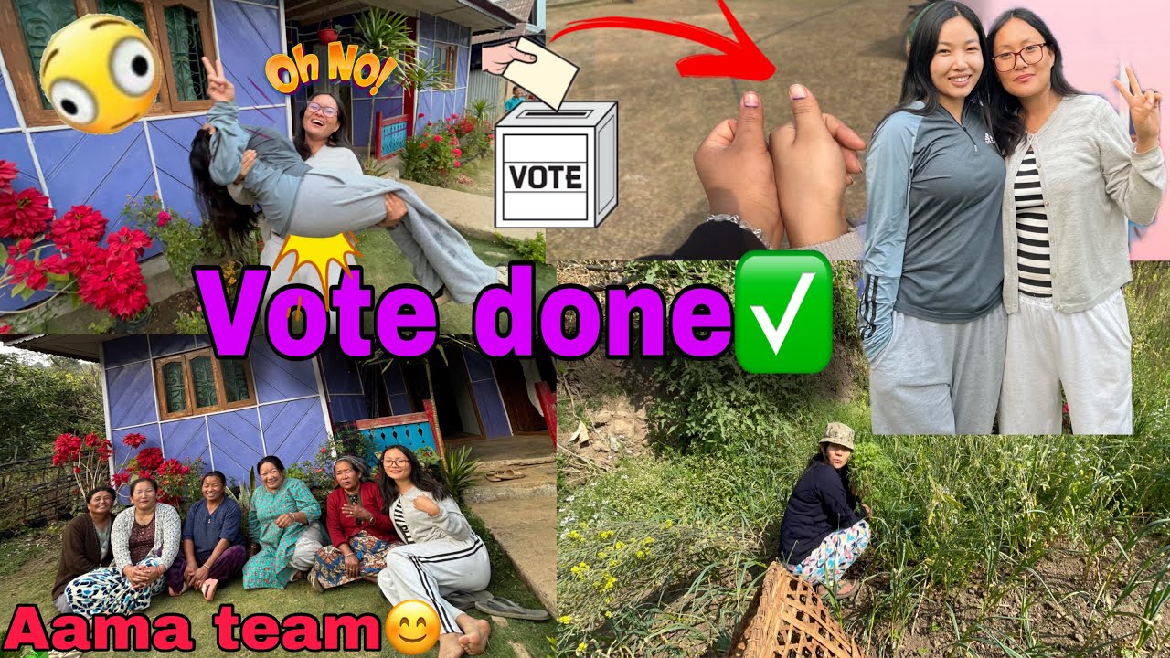 को कोस्ले भोट 🗳️हाल्नु भयो त…? मैले चै लगाए है..✅🙏||Samjhana Makhim🌸||