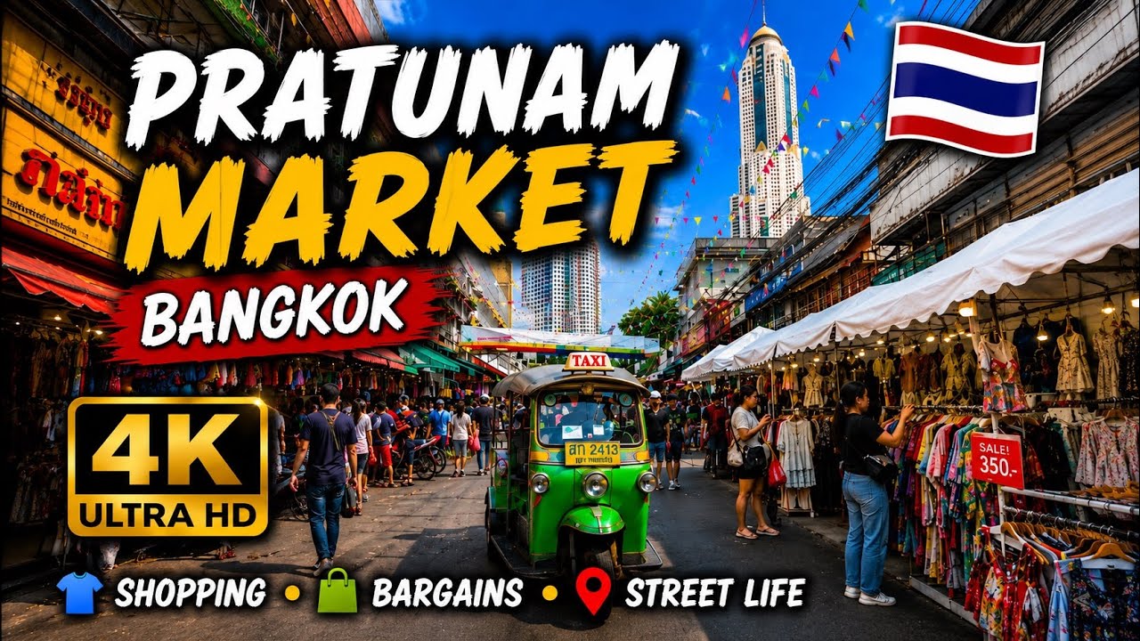 Pratunam Market , Bangkok ,January 2025