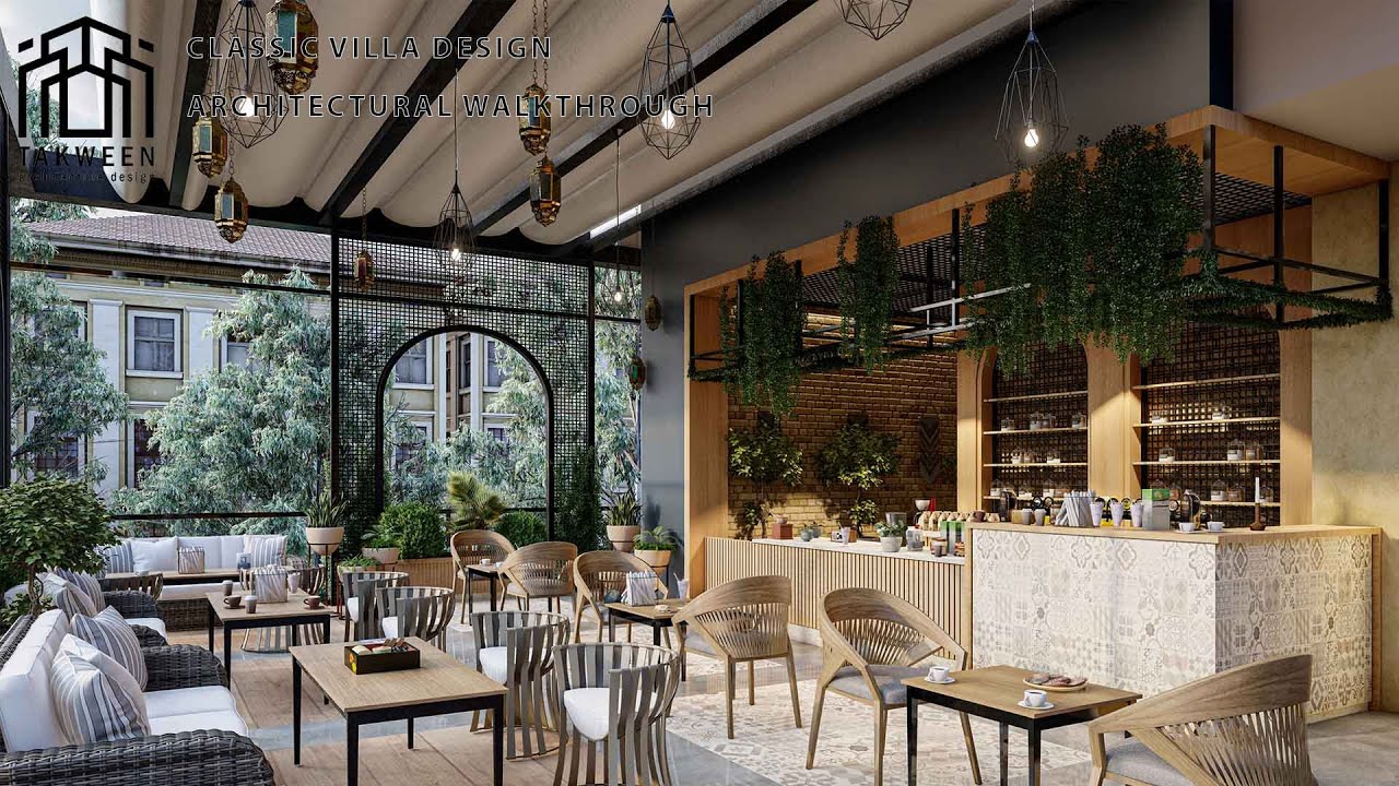 cafe design  (Lumion 11 cinematic animation)