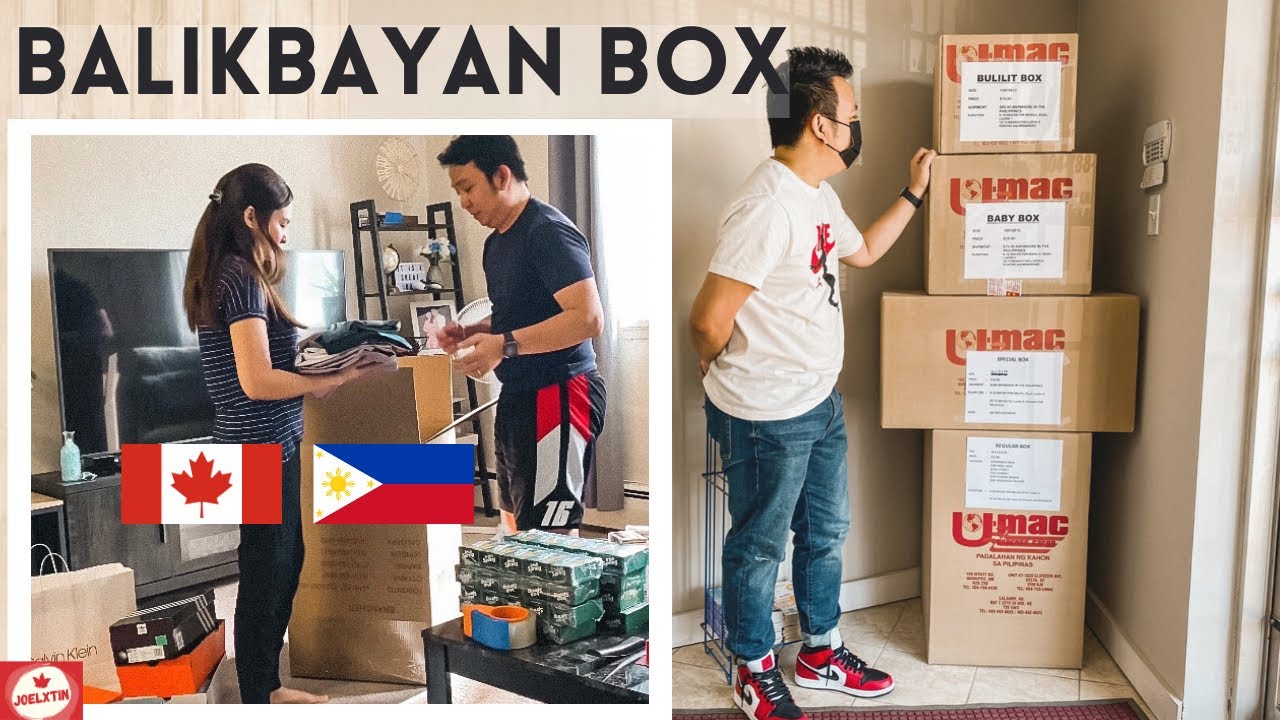 Balikbayan Box from Canada to the Philippines