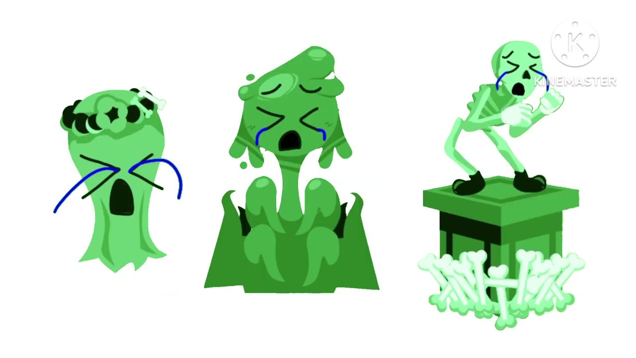 INCREDIBOX Green And Mean Zumbo Sauce' アンブシュチャン' Abby' Shlippy And Skele-Puppet Crying 
