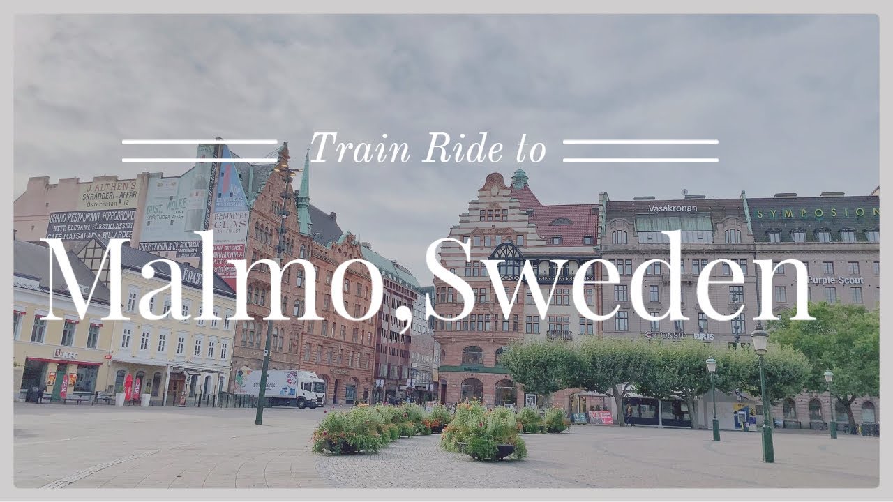 MALMO - HD Train Ride from Copenhagen Airport to Malmo