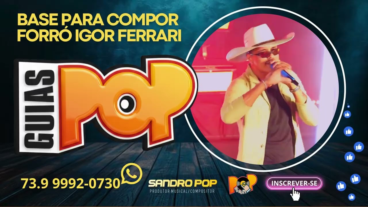 BASE PARA COMPOR ESTILO FORRÓ / IGOR FERRARI 02 / ALEMÃO DO FORRÓ / RASTA CHINELA / CHICOTE DE LUXO