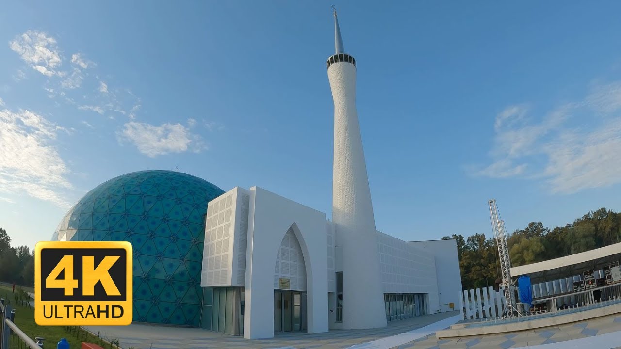 Džamija Sisak | ASMR šetnja oko novog Islamskog centra | [4k] [ASMR sounds]