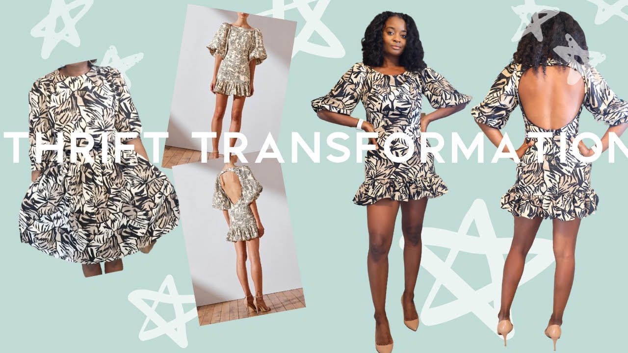 A Thrift Flip... TRANSFORMATION (my dress of dreams)
