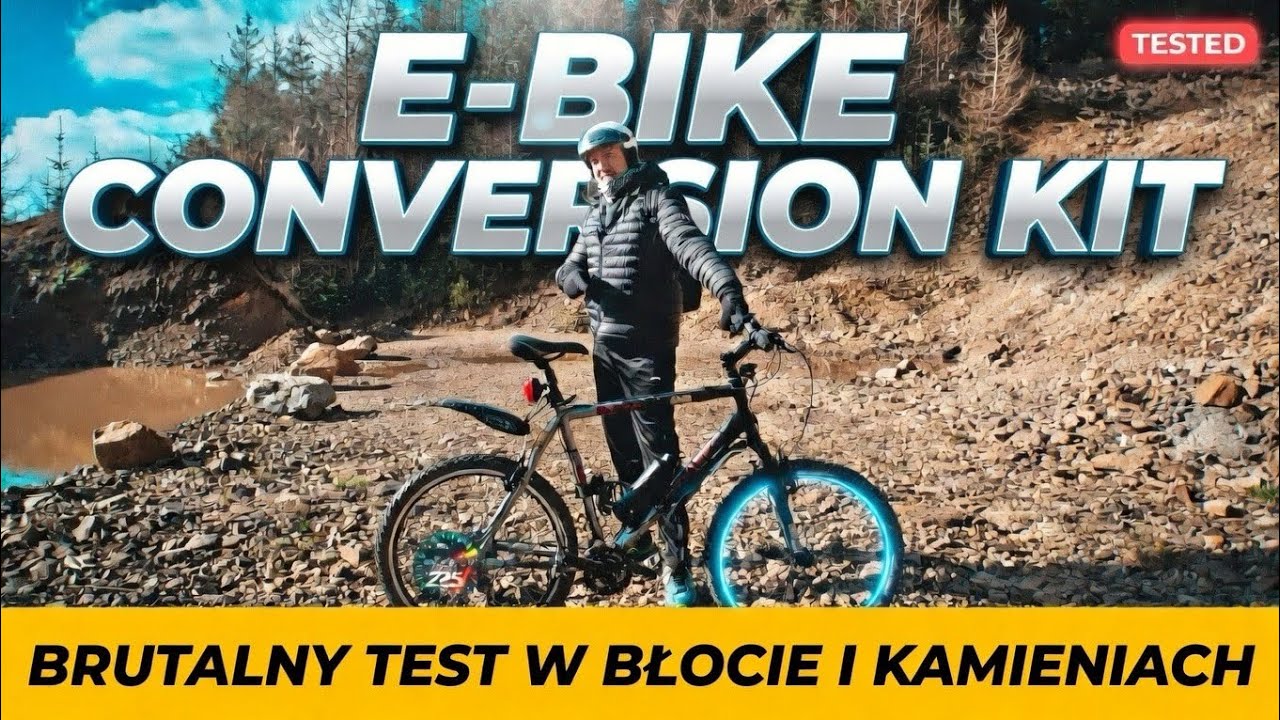 Przerobiłem 20-letni rower na elektryczny&hellip; i zabrałem go w teren