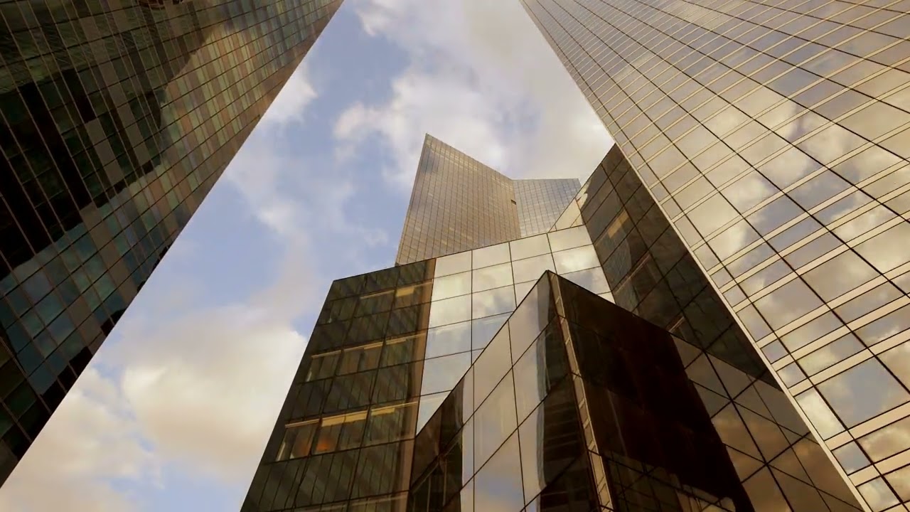 corporate business office buildings in new york Stock Video #copyrightfree
