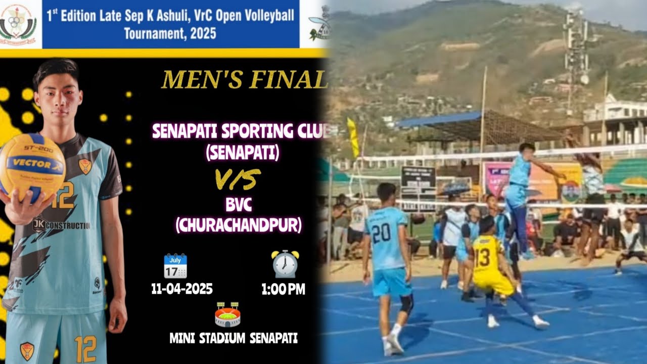 Final Match Senapati Sporting Club Vs BVC Churachanpur ( Men's Volleyball)