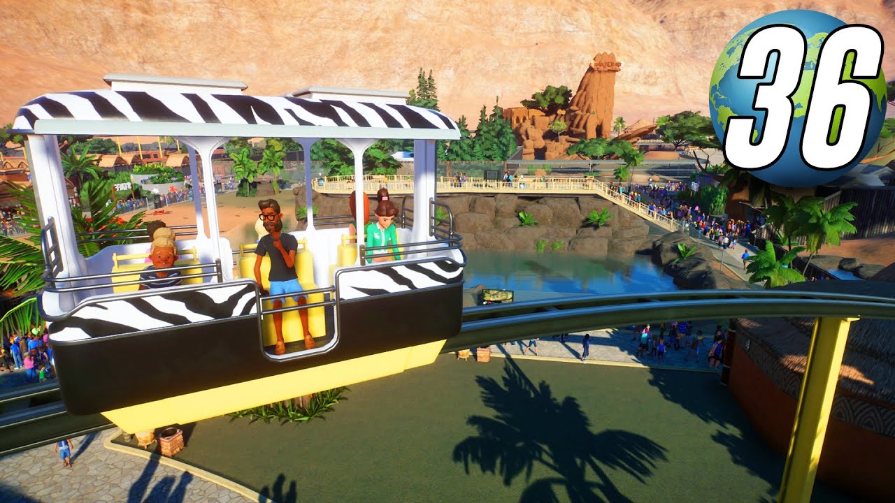 Planet Zoo Franchise - Part 36 - PUBLIC TRANSPORTATION TRAM!