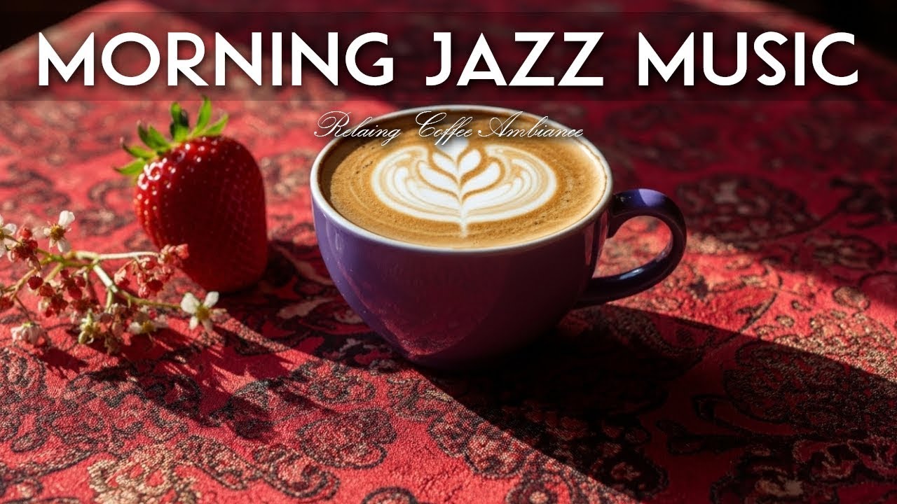 Morning Jazz Music ☕ Coffee Shop Ambiance Jazz Music & Bossa Nova for study,work,focus.