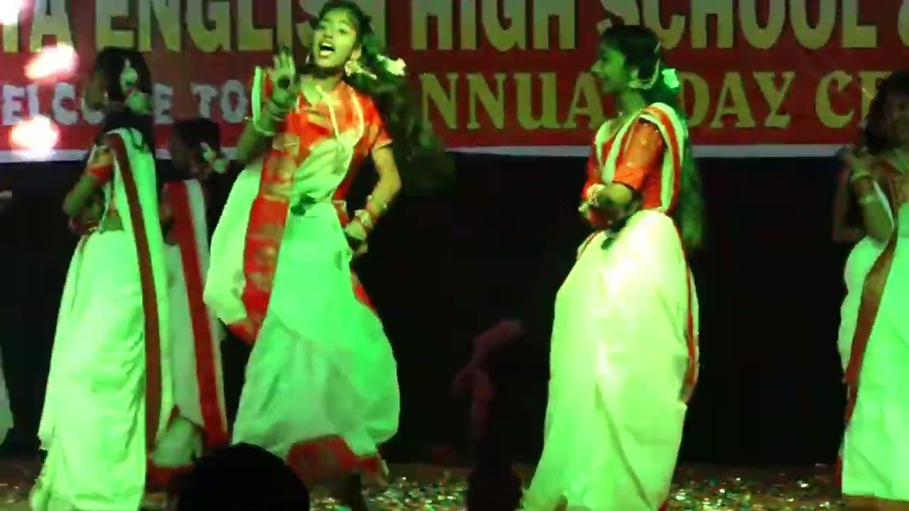 Bengali Folk Dance 8th std Annual day 2025-2026 Aditya English high school and jr college.