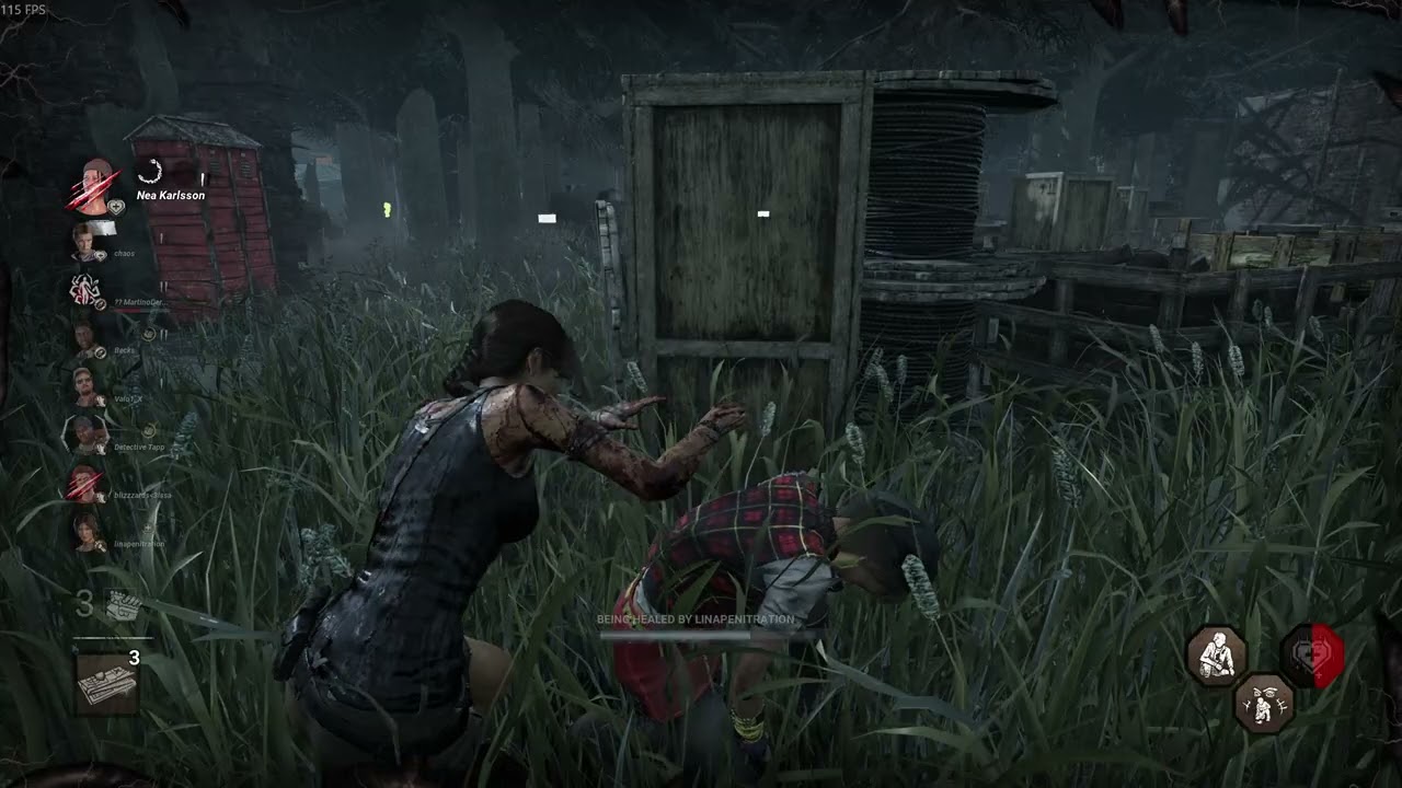 Dead by Daylight gameplay - I hate getting the first hook (2v8)