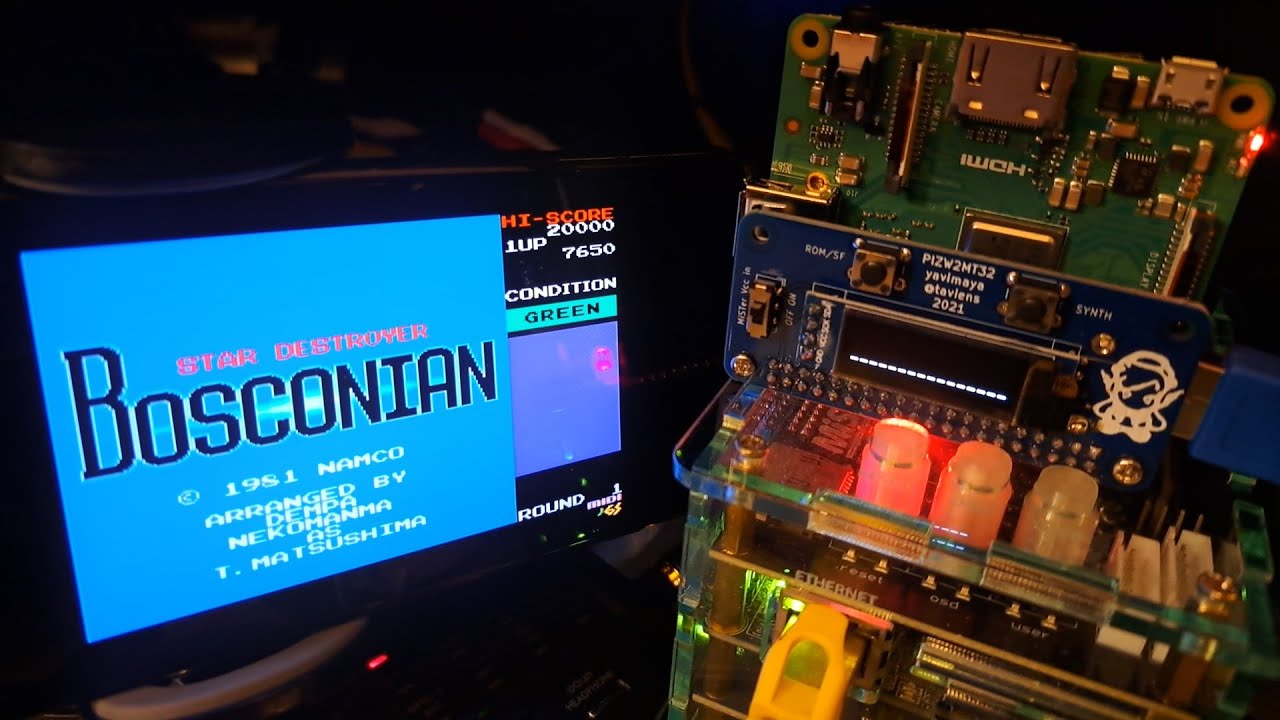 【MIDI X68000】Bosconian: Star Destroyer | ボスコニアン ~ BGM  // MiSTer FPGA // MT32-pi SC-55