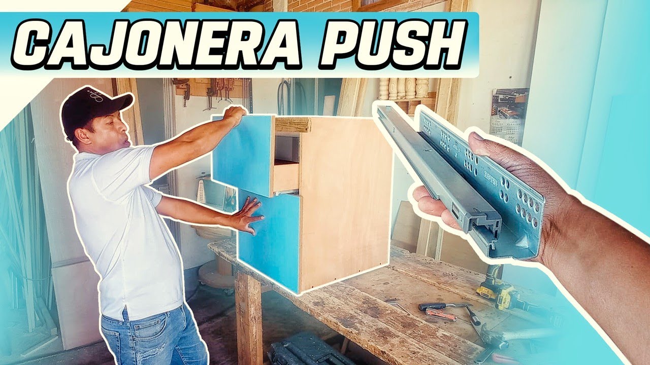 FABRICANDO CAJONERA / CORREDERA PUSH CIERRE SUAVE  #elmueblemoderno
