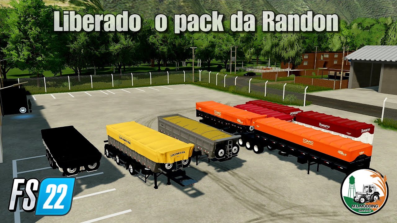 Liberado o pack de basculantes da Randon para  PC_MAC Farming Simulator 22