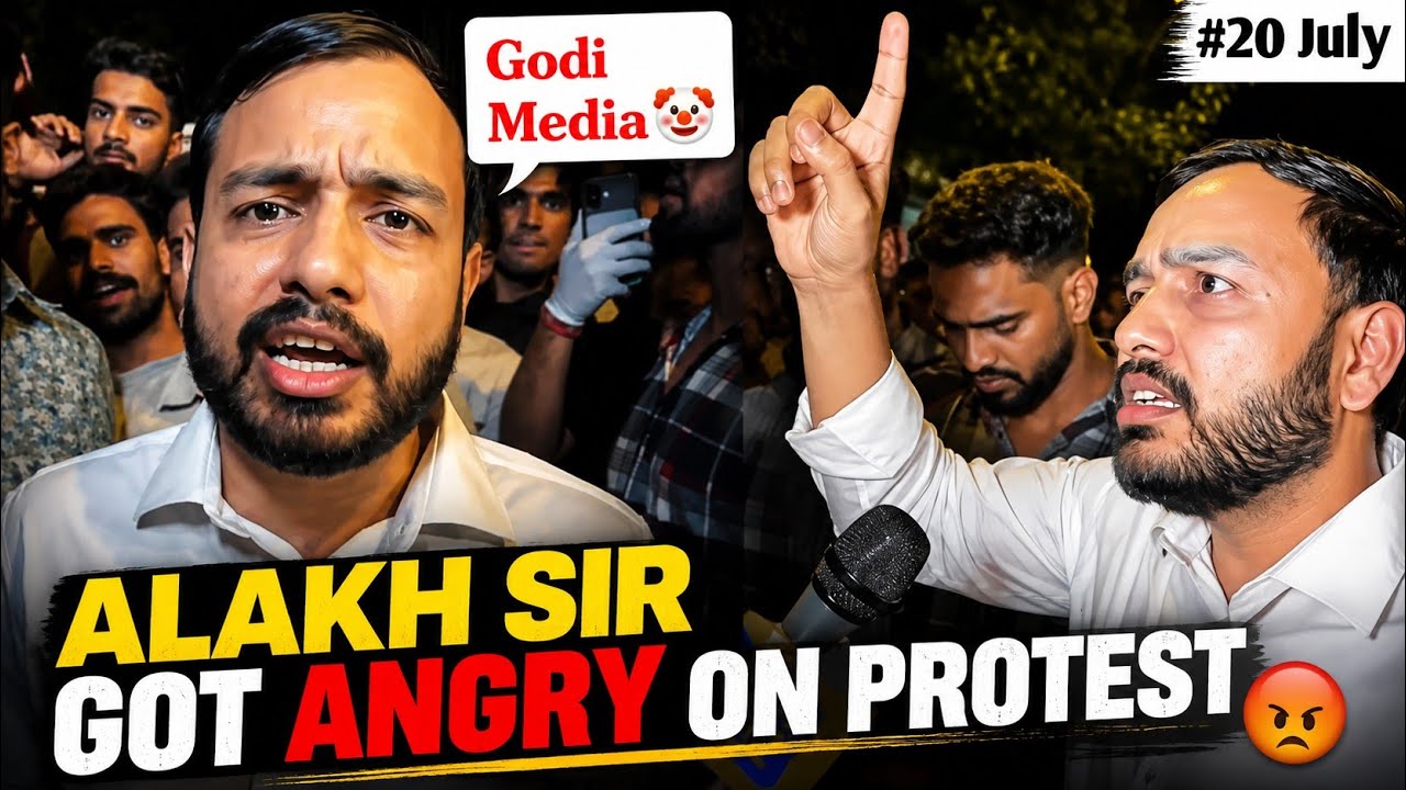 Alakh Sir Got Angry😡 | Peaceful Protest of Janatar Manatar | Physics Wallah